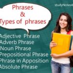 phrase & Types of phrase